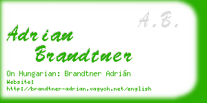 adrian brandtner business card